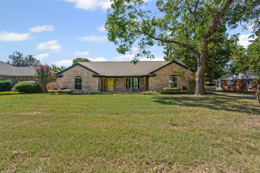 Enjoy the feeling of country living on this deep lot, 0.7 acres in estate setting neighborhood. Welcome to this beautifully maintained 4-bedroom, 2-bathroom single-family home nestled in a quiet, established neighborhood in Arlington.  Step inside to find gleaming hardwood floors, a split-bedroom layout for added privacy, and a spacious living area perfect for gatherings. The kitchen is a chef’s dream, featuring custom cabinetry, ample counter space, and a breakfast bar — with barstools included. Offering 2,705 square feet of living space, this home sits on a spacious .7-acre lot with plenty of room to relax, entertain, and enjoy the outdoors.  Outdoor furniture is included.  There is an 18' by 29' barn building that may accommodate parking for 2 to 4 additional vehicles.
   New roof will be installed before closing. All GE Signature kitchen appliances.  Kitchen, updated in 2014, features Italian marble and backsplash, marble island, custom kitchen cabinets, custom island cabinets. Bar stools on island included.  Foyer entry, private office directly off the foyer, split bedroom plan 3 bedrooms separate from private primary bedroom.
  The backyard is a true oasis, complete with a sparkling pool and waterfall feature, ideal for Texas summers. A separate workshop provides endless possibilities for hobbies, storage, or additional workspace.  Located within the highly desirable Arlington ISD, this home is zoned for Key Elementary, Gunn Junior High, and Arlington High School.   Don’t miss your chance to own this one-of-a-kind property that combines comfort, space, and functionality — both inside and out!  If your buyer doesn't like the decorative art and colors then seller is open to negotiate a concession for interior .painting 
    Document section includes Sellers Disclosure Notice.  The $560,000 Appraisal when seller refinanced will be loaded by 5pm Sept 26th.