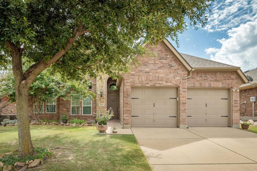 Welcome home to this stunning property with an eye catching curb appeal! This home features 3 bedrooms, 2 full-bath plus a study that will accommodate anything you need. With hardwood flooring in all the main common areas, upkeep can be a breeze. A spacious kitchen holds stainless steel appliances, a large island, gas cooktop, walk-in pantry and gorgeous granite countertops. The breakfast nook overlooks the backyard and is perfect for a cozy meal with your family, while the formal dining room is ready to host your next holiday gathering. The primary bedroom has a dedicated sitting area, and is complete with an ensuite bath with a separate shower, and walk-in closet. Enjoy your backyard adorned with beautiful blooming crape myrtles, and stunning landscaping. The relaxing ambiance plus an extended covered patio creates the perfect space to host family and friends for backyard bbqs and so much more. Community features include two lakes, a swimming pool, and two playgrounds ready for family fun.