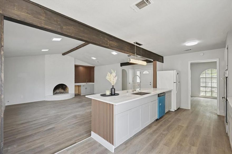 Welcome to Cartagena Court, a beautifully updated 4-bedroom, 2-bath home nestled on a generous corner lot. Located in a sought-after Fort Worth community, this property offers comfort, style, and convenience.Step inside to discover recent upgrades throughout, including sleek new countertops, modern flooring, and fresh interior paint. The functional layout offers ample space for both relaxing and entertaining, with a bright living area and a well-appointed kitchen perfect for family meals or hosting guests.
Each of the four bedrooms provides cozy comfort and flexibility; whether you need space for family, guests, or a home office. The two full bathrooms have been tastefully updated, adding to the home's move-in-ready appeal. Outside, enjoy the benefits of a large corner lot with room to play, garden, or simply unwind. With easy access to local schools, shopping, dining, and major highways, this home combines convenience with neighborhood charm.