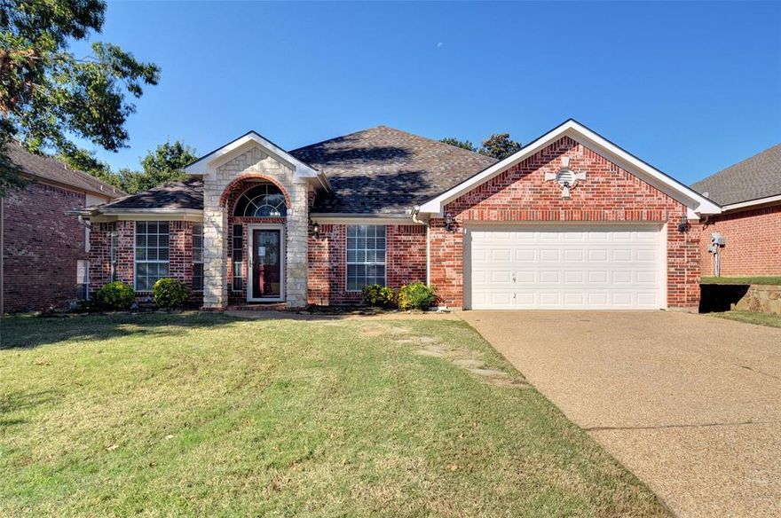 This home will surprise you with the space it provides. Very spacious living areas great for family fun or entertaining. And wait till you see the kitchen! Beautifully updated cabinets with gorgeous granite countertops and an island, as well as a breakfast bar. A very special extra is the SS fridge. The kitchen opens to the large family room with fireplace. The back patio is just off this area and the backyard has plenty of room for kiddos and or gardening. Easy access to shipping and entertainment but off the beaten track. You don't want to miss this one!