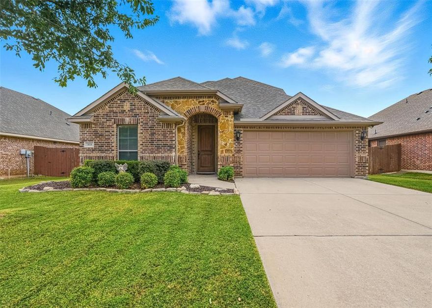 Welcome to this beautiful and immaculate home built by John Houston Homes, offering the perfect blend of comfort, style, and convenience. Thoughtfully designed with an open-concept layout, the spacious kitchen features sleek granite countertops, stainless steel appliances, a breakfast bar, and rich wood cabinetry - ideal for both everyday living and entertaining. Luxury vinyl plank and tile floors flow seamlessly through the main living areas, anchored by a cozy fireplace, while a wall of windows fills the home with natural light and offers views of the private, fenced backyard. Upstairs, a versatile loft with a half bath provides the perfect bonus space - ideal as a second living area, media room, home office, or game room. Retreat to the primary suite, complete with a luxurious ensuite bath featuring dual sinks, a garden tub, and a separate shower. Step outside to the covered patio and enjoy outdoor dining, morning coffee, or relaxing evenings under the stars. This home is also equipped with a premium whole-home EcoWater filtration system, including a built-in water softener, reverse osmosis, and alkaline finishing filter, ensuring the highest quality water throughout. Located in the desirable Parkside Estates community, residents enjoy a neighborhood park with playground and walking trails. Outdoor enthusiasts will appreciate the home’s close proximity to scenic Mockingbird Nature Park, offering beautiful surroundings, birdwatching, and nature trails just steps away. With convenient access to three major highways, highly-rated Midlothian ISD schools, shopping, and dining, this move-in ready home is perfectly positioned for an exceptional lifestyle. Don’t miss your chance to make it yours!