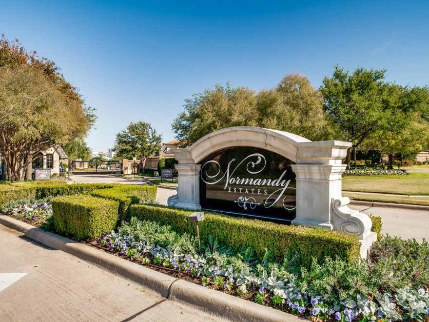 LUXURY LIVING AT ITS FINEST! Stunning custom home in the prestigious Normandy Estates. This impeccable residence blends luxury and comfort for an unparalleled living experience. The gourmet kitchen features Wolf and Sub Zero and of course a wine cooler. The layout is perfect for gatherings, the natural light and beautiful indoor-out flow to the large, covered loggia and extended natural stone makes this home an entertainer’s dream with the customized outdoor kitchen, fire pit, putting green, lush landscape and turf, ideal for enjoying beautiful weather and creating beautiful memories. This home offers three ensuite bedrooms, two on the first floor, versatile upstairs game room and bedroom, and a 3-car garage. Normandy Estates is a guard gated community that offers an amenity center and pool for the residence enjoyment. Minutes from Legacy-West, Shops at Legacy, 121 and the DNT.