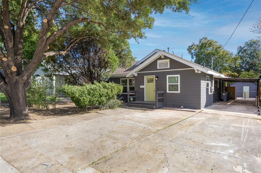 This beautifully renovated three-bedroom, two-bath home offers style, comfort, and convenience—fully furnished and thoughtfully appointed for instant enjoyment. Step inside to luxury vinyl plank flooring and a bright, open layout. The stunning kitchen features quartz countertops, a large island, stainless-steel appliances, and a gas range oven—perfect for cooking and gathering.

Renovations include a second bath addition, updated plumbing, electrical, HVAC, and a refreshed exterior, giving you peace of mind and modern function throughout.

Outside, relax and entertain in your private backyard oasis—complete with an outdoor grill, fire pit, and hot tub. Whether hosting friends or enjoying a quiet evening under the stars, this outdoor retreat elevates everyday living.

Located just moments from downtown and within walking distance to the vibrant Bishop Arts District, you’re steps away from some of the best shopping, dining, and entertainment Dallas has to offer.