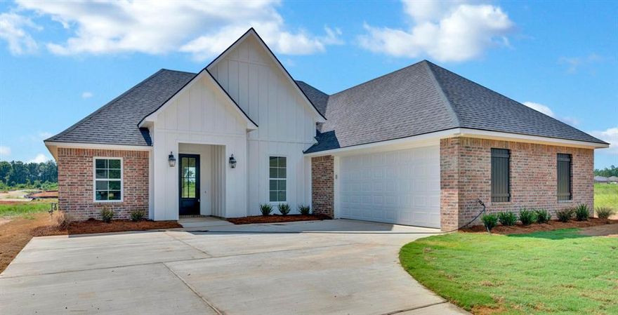 Welcome to your brand-new dream home! This beautiful new construction offers 3 bedrooms, 2.5 bathrooms, and a dedicated office space. Situated on a sprawling 1-acre lot, you’ll enjoy both privacy and room to spread out.  The open floor plan creates an inviting flow, while the spacious kitchen is ideal for entertaining, complete with plenty of counter space and modern finishes. Whether hosting friends or enjoying a quiet evening in, this home delivers comfort, style, and functionality.  Call today for a private showing!