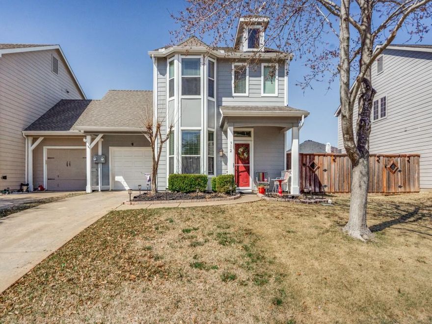 Fall in love with the perfect blend of timeless character and low maintenance living in this stunning Craftsman-style retreat, nestled in the heart of a rapidly growing city that maintains its charming small-town soul. Located within the boundaries of the prestigious, award-winning Wylie ISD, this home offers an unmatched lifestyle just minutes from a quaint historic downtown, vibrant local shopping, and premier dining. From the moment you step onto the inviting covered front porch, you are greeted by a bright, open-concept floor plan illuminated by abundant natural light and designer recessed lighting. The main living areas showcase sleek, finished concrete floors for a contemporary edge, while the bedrooms offer the warmth of laminate wood flooring. At the center of the home lies a spacious kitchen designed for gathering, featuring a social island with bar seating, elegant quartz countertops, decorative pendant lighting, and stainless steel appliances. For those who love to entertain, the casual dining area flows seamlessly into a custom, Texas-sized sunroom—a versatile sanctuary perfect for a additional living space, home gym, or sun-drenched art studio, kids play area... This rare layout features two primary suites, each providing a private ensuite bath for ultimate comfort and flexibility. Your outdoor oasis awaits in the large,  landscaped backyard, complete with a sturdy wood privacy fence, lush gardening beds, and a cozy fire pit area ready for starlit evenings. Whether you are searching for your first home, looking to downsize or ready to add to your investment portfolio without sacrificing quality, this property delivers the peace of suburban living with the convenience of urban amenities nearby. Experience the best of North Texas living in a home that feels like a sanctuary the moment you walk through the door.