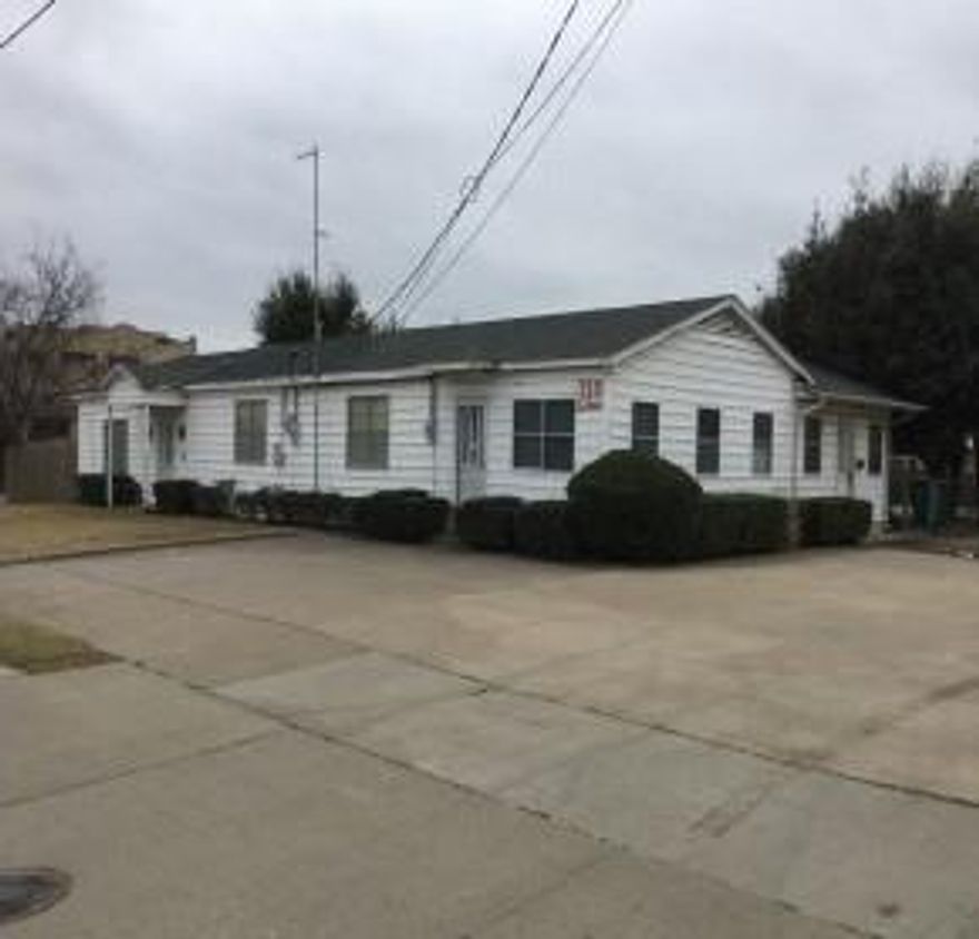 LOCATION LOCATION LOCATION!!! PRIME COMMERCIAL PROPERTY- two lots totaling appx .86 Acres right on MAIN STREET frontage in Lewisville.  Unique opportunity with this mixed-use commercial property, perfectly suited for business owners, investors, or those seeking a live and work setup. Property features a spacious 3-bedroom, 2-bath residential living space alongside a dedicated 5-room office suite with its own private bathroom and breakroom.  
The residential quarters offer a comfortable, well-maintained layout ideal for on-site living or rental income. The office space, separately accessed, includes five generously sized rooms that can serve as private offices, meeting rooms, or specialty workspaces. The inclusion of a breakroom and bathroom ensures full functionality for staff or client use with some upgrades

Whether you're an entrepreneur looking for a combined home and office, or an investor seeking dual-income potential, this property delivers flexibility, convenience, and value. Don't miss this rare opportunity to own a truly multifunctional property