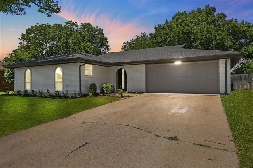 Nestled in a quiet, established neighborhood, this beautifully renovated 4-bedroom, 2-bath home perfectly blends modern updates with timeless charm. Offering 2,024 square feet of thoughtfully updated living space, this home is truly move-in ready from top to bottom.  Recent renovations include brand-new custom cabinetry, stunning quartz countertops, luxury vinyl plank flooring, fresh interior and exterior paint, updated light fixtures, and custom tile showers.  The spacious living area features a beautiful wood-burning fireplace that adds warmth and character to the heart of the home.
The functional layout offers generously sized bedrooms, comfortable living spaces, and a fresh, modern feel in every room. Mature trees and the established surroundings create a peaceful and inviting atmosphere, while the convenient location places you close to shopping, dining, and everyday amenities.  With extensive updates already completed, this home offers the perfect combination of style, comfort, and convenience- ready for its next owner to enjoy.