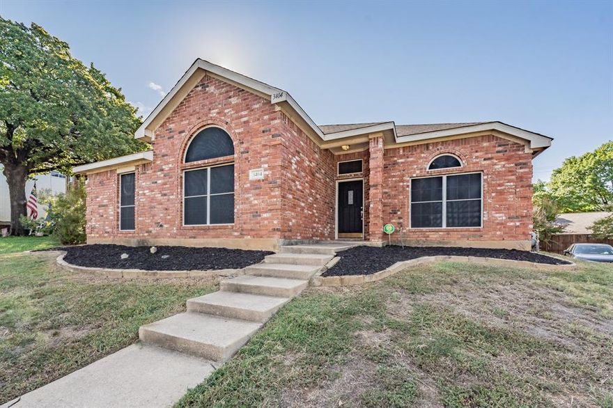 Welcome Home to this Single Family Oasis, conveniently located near DFW Airport and parks. The open concept design is spacious with a welcoming layout that’s perfect for modern living. Gourmet Kitchen features granite countertops, stylish stone backsplash, gas stove, SS refrigerator, and pristine white 42in cabinets. The inviting island overlooks the family room with a gas-starting fireplace, creating a warm and inviting atmosphere with laminate flooring throughout the common areas. The large primary suite boasts an oversized walk in closet, dual sinks, a relaxing garden tub, and a separate shower. Convenient Utility Room located close to the bedrooms for practicality and ease. Updated Guest Bath provides a modern touch with new tile tub surround, tiled floors, vanity, and fixtures. Entertain in the formal dining and living room or turn it into an office with a view. Enjoy outdoor living in your serene and secluded backyard. This impeccable home offers comfort, style, and convenience.