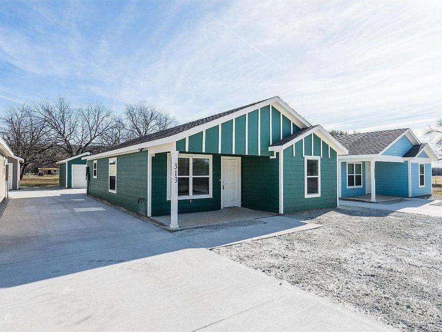 Great for first time homebuyers, Veterans, retirees and or raising a family with 0% DOWN!!! Step into this charming new build, nestled in a quiet, welcoming neighborhood. Featuring 3 spacious bedrooms and 2 modern bathrooms, this move-in ready home offers an open concept floor plan, sleek countertops, and a bright, cozy atmosphere that makes it easy to envision your life here. The detached garage at the back of the property adds convenience and curb appeal, while the location places you just minutes from downtown Mineral Wells, where dining, entertainment, and local favorites are within easy reach. EXTRA CAR SPACE SLAB. GARAGE DOOR AUTOMATIC INCLUDES REMOTE. There is the community local park and next to the large open field where soccer and football games take place. NO HOA.
Comes with a Builder's Warranty (10 YEAR FROM WHEN HOME WAS BUILT).
SURVEY AND SELLER'S DISCLOSURE PROVIDED. 
Come with your best offer! HIGHLY MOTIVATED SELLER! ACCEPTING ALL OFFERS…