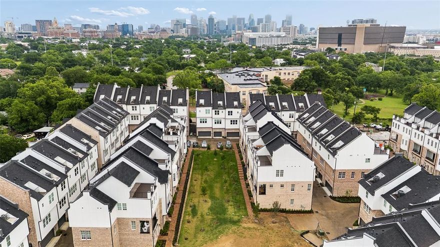 Experience one of the largest two-bedroom floorplans in the community, ideally located in Dallas’ sought-after Medical District—just minutes from Uptown, the Design District, and everything the city has to offer.
Designed for both style and efficiency, this modern townhome features engineered hardwood floors, quartz countertops, custom cabinetry, and Bosch appliances. The open-concept layout is complemented by a spacious primary suite with an oversized shower and dual master closets for exceptional storage and comfort.
Built with a forward-thinking approach, this home offers eco-conscious features including cocon cellulose insulation for enhanced sound reduction and energy efficiency, a tankless water heater, and is pre-wired for an EV charger.
A rare highlight is the extended garage space, easily accommodating a truck and small SUV—an uncommon convenience in urban living.
This is the ultimate blend of modern design, sustainability, and prime location.