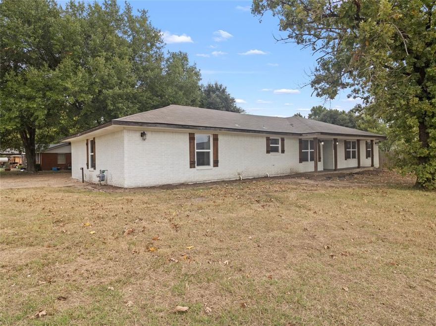 Charming Corner Lot Home in Mexia!

Welcome to 736 Bluebonnet Street, a beautifully maintained 3-bedroom, 2-bathroom home offering approximately 1,700 square feet of comfortable living space, Situated on a spacious corner lot, this property features a large backyard perfect for gatherings, pets, or a future pool. Enjoy relaxing mornings on the covered front porch, and step inside to find vaulted ceilings in the living room that create an open, airy feel throughout the home. The side entry and rear garage provide convenient access and extra parking options. 

With its inviting layout, great curb appeal, and generous outdoor space, this home combines comfort and functionality in one perfect package all in a quiet, established neighborhood in Mexia. Don't miss your chance to make this beautiful property your new home. Schedule your private showing today!