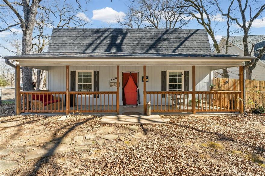 Discover this beautifully remodeled open-concept retreat featuring a spacious primary bedroom and a loft bedroom above the living area. The interior boasts a unique rustic-modern aesthetic with custom skip-and-trowel finishes and barn tin accent walls. The kitchen features stainless steel appliances, complimented by updated fixtures and lighting throughout. It has a new roof, AC, and gutters that are less than a year old. Seller will transfer warranties to buyer. Located in a highly sought-after neighborhood, residents enjoy exclusive access to a private waterfront park. Take advantage of the pristine swim beach, picnic pavillion, volleyball courts, boat ramp, and playground. Perfect as a weekend getaway or full-time residence!