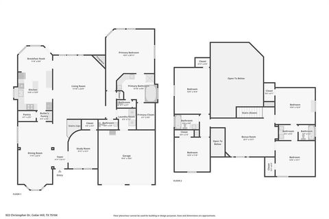 Tiny photo for 922 Christopher Drive, Cedar Hill, TX 75104 (MLS # 21100007)