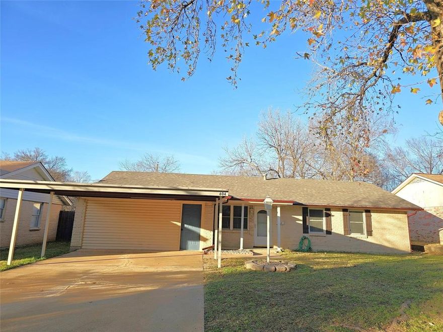 Priced adjusted to sell quick. Submit all offers by 30th April. Welcome home to this charming brick 3-bedroom, 2-bath residence with thoughtful updates throughout. Offering 1,578 square feet of well-designed living space—including a converted garage (bonus space)—this well-maintained home provides the perfect balance of comfort and functionality for everyday living and entertaining.

Step inside to discover fresh interior paint, luxury vinyl flooring, a fully updated kitchen, and an updated bathroom. The converted garage has been transformed into a media room, making it ideal for movie nights, game days, or a flexible bonus space. Each bedroom is generously sized, while the primary bedroom offers a private retreat tucked away from the rest of the home.

Outdoors, enjoy an extended patio perfect for morning coffee, outdoor dining, or relaxing evenings. The fully fenced backyard offers plenty of space to play, unwind, or create the garden you’ve always wanted.

Recent upgrades—including a fully updated kitchen, new luxury vinyl flooring, new window blinds, and a brand-new roof installed in 2025—provide peace of mind for years to come. The location is equally impressive, nestled in Oakwood Terrace with convenient access to J.A. Carr Park (directly accessible from the backyard), Kiddie Car Park, Oakwood Terrace Elementary School, shopping, retail, and dining. Easy access to nearby train and bus stations makes commuting simple and stress-free.

Whether you’re settling down or starting fresh, this warm and welcoming home is ready to be yours.