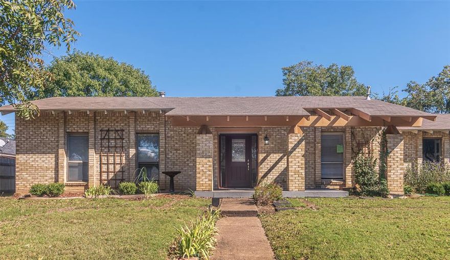 Open Concept - 4BR 2BA home in Farmers Branch. Numerous updates include: Granite Counters, Stainless Appliances, Gas Range, Refrigerator, and New styled flooring  and Fresh Paint throughout. Washer-Dryer provided. Close to Schools, Shopping and Restaurants.