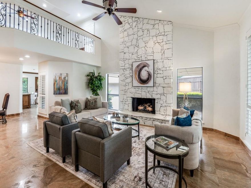 Nestled on a serene creek lot, this stunning residence blends natural beauty with
timeless sophistication. Step inside and discover four spacious bedrooms, three full
baths and a powder bath, each thoughtfully designed to offer comfort and style. The
heart of the home flows effortlessly between open living spaces and private retreats. A
dedicated office inspires productivity, while the game room invites laughter and leisure.
Outdoors, the sparkling pool becomes your perfect oasis – perfect for summer
afternoons, weekend gatherings or quiet evening swims under the stars. The gentle
sounds of the creek create a tranquil backdrop, elevating every moment spent poolside.

Practicality meets charm with a two car garage and private quarters, offering flexibility for
guests or extended family. This home is more than a place to live – it’s a sanctuary
where elegance meets everyday living, where memories are made against the soothing
rhythm of nature.