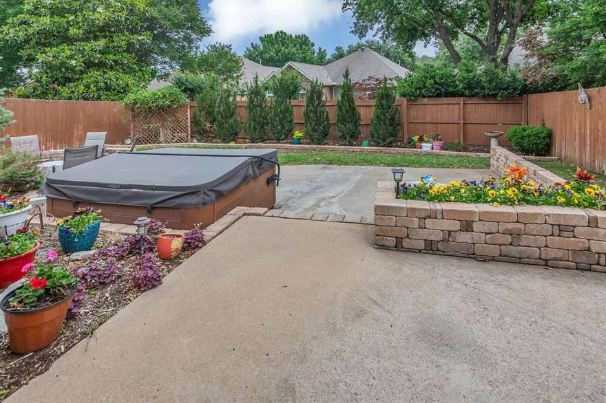 Tucked beneath a canopy of mature trees, this beautifully maintained home welcomes you with warmth, natural light, and a sense of timeless comfort.
 Extensively remodeled with new floors, new ceilings, all new counter tops with natural marble, and all new appliances. Every room in this home has been remodeled and updated. The layout is incredibly smart, open and functional. 
A spacious primary suite offers a relaxing retreat, custom walk-in closet, a deep soaking tub, marble countertops, and a natural stone shower. 
The secondary bedrooms share a full bath and provide flexibility for guests, hobbies, or a home office. 
An open and easy flowing floor plan makes this home look like a model home.
Step out the back door into a quaint backyard with a 6-person hot tub waiting for you to soak in and relax. 
The outdoor spaces have been carefully designed to extend the home's style beyond the interior, making this property as impressive outside as it is inside.
This all-remodeled home is located in a friendly, quiet' and highly desirable neighborhood of Fort Worth. Close enough to walk to the near by golf course! Nestled in a wooded area, the neighborhood is surrounded by the golf course -  complete with a walking trail through the woods, past the dog park to the golf course clubhouse.  You just can't find a more relaxed, desire neighborhood.  It’s close  proximity to shopping and dining in north Fort Worth is an added bonus. It's definitely a must see! Washer, dryer and refrigerator to remain.