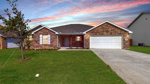 A home in Cleburne