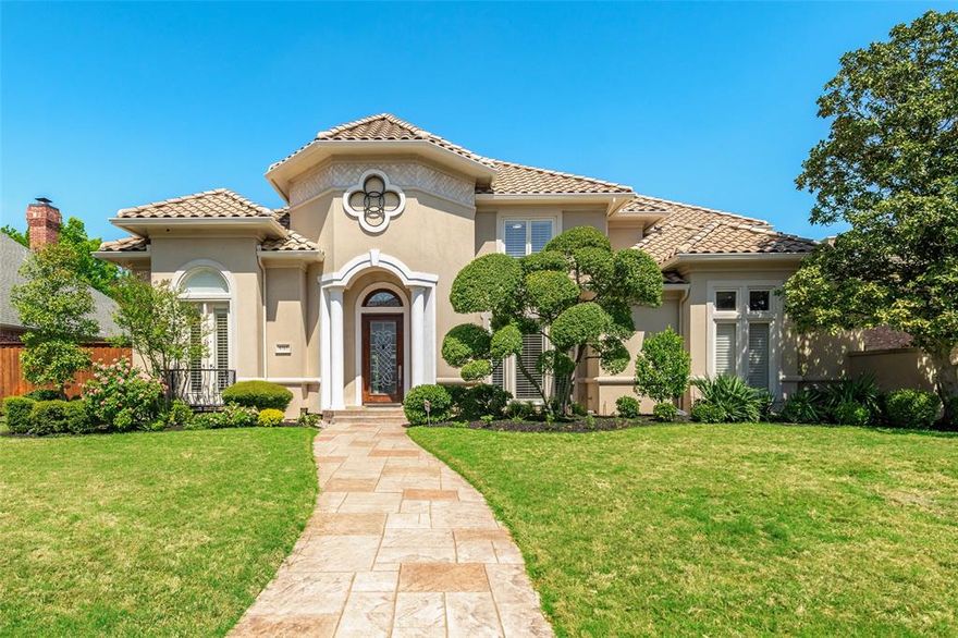 Location! Location! Location! Fully Upgraded & Move-In Ready: Experience Modern Luxury at Its Finest!
Stunning estate in the prestigious Willow Bend community of Plano on a 0.37-acre lot backing directly to Gleneagles Golf Course, offering breathtaking views, exceptional privacy, and an expansive outdoor setting.
This move-in ready luxury home features approximately 6,123 sqft with 5 bedrooms, 6 bathrooms (4 full baths & 2 half baths). The elegant floor plan includes formal living and dining rooms, a luxurious private study, spacious game room, and a dedicated media room.
Exceptional details throughout including four fireplaces, temperature-controlled wine cooler, and his-and-hers California closets. $250K+ in recent upgrades bring modern style and high-end finishes to every corner of the home.
Resort-style amenities include private pool, private golf putting green with multiple holes, whole-house generator, whole-house water filtration system, hidden security room, and security gate for two separated detached garages with space for three cars.
All existing appliances, equipment, built-in media components, and select furnishings currently in the house will convey with the property in their present as-is condition. In particular, the washer, dryer, smart 3D HD TV and an executive desk in the study are included in the sale. Professionally staged furnishings and decorations are not included and will be removed prior to closing. No representations or warranties are made regarding the condition or functionality of included items. 
A rare opportunity to own a beautifully renovated golf course estate with exceptional privacy and views.
Seller is a licensed Texas real estate agent.
