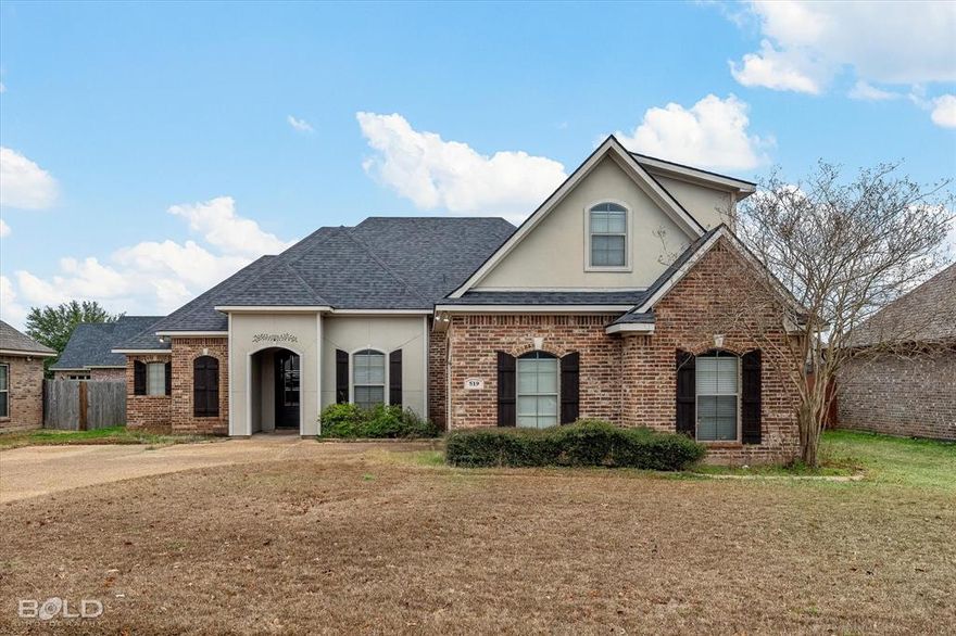 Welcome home! Located in the desirable gated community of The Villages at Tiburon, this 4 bedroom, 3 bath home is ready for it's new owner! The open floor plan is both spacious and flexible! Kitchen and Bathrooms feature granite counters, and the beautiful, furniture style vanities add charm to the bathrooms. The backyard is fenced. WT Lewis Elementary, Cope Middle, and Airline Schools. Located one exit from Airline Shopping and just 15 minutes to Barksdale AFB!