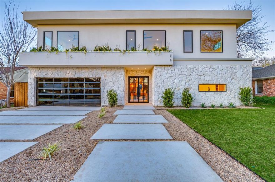 Welcome to an exquisite, newly constructed residence in the heart of Midway Hollow, where refined transitional design meets elevated everyday living. Crafted with exceptional attention to detail, this home features imported Mexican stone, creating a distinctive and timeless façade that sets the tone for the luxury within. Step inside to an expansive open concept living room complete with a limewash and travertine fireplace, kitchen, and dining area, designed for both comfortable living and effortless entertaining. Sun filled spaces highlight the stunning Tarahumara marble countertops that grace the kitchen, butler’s pantry, and bathrooms, offering a seamless sense of luxury throughout. The chef inspired kitchen is complemented by a fully equipped butler’s kitchen, ideal for prep work, catering, or keeping gatherings beautifully organized. Retreat to the spa like primary suite where a serene atmosphere surrounds you. Indulge in a breathtaking primary bathroom featuring a private sauna, oversized shower, large soaking tub, and marble wrapped finishes. Wake up to peaceful views, as the primary bedroom overlooks the secluded backyard, creating a true sanctuary. Outside, the private yard is designed for year around enjoyment, complete with a cozy fire pit perfect for unwinding or hosting intimate gatherings under the Texas sky. Upstairs, you will find four guest bedrooms, each with their own ensuite bathroom, as well as a living room, gym, and media room. This exceptional Midway Hollow home blends sophisticated design with thoughtful luxury, an unparalleled opportunity to own a truly remarkable new construction home. Located within minutes of many Dallas private schools, Dallas North Tollway, Central Market, and Preston Center.