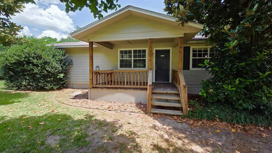 Come See this inviting open floor plan in this Four Bedroom with a spacious dinning and conversational room. Bedrooms are separated across the floor plan for privacy and space.  There is a large covered deck that is a luxury for relaxing on during a rainy day or for protection from the hot summer sun.  It overlooks a nice sized fenced backyard with plenty of room for outdoor fun.  This home has the functionality to meet a larger family's needs.   Located in town so everything is close and efficient and Sonic is within walking distance.  This property has an added benefit of a storm shelter in the backyard.
The seller is offering a $2000 Allowance for flooring or Closing Costs.  With a nice offer the seller will contribute the washer, dryer, refrigerator, solid wood desk, and large animal kennel that is on the back deck.