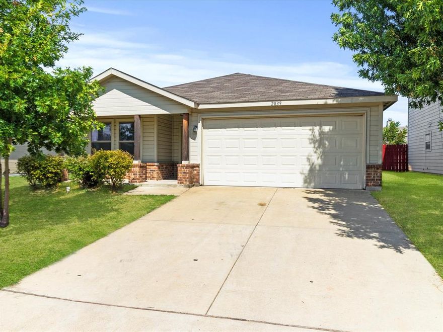 Welcome to your next home or investment property! The property is leased through February 2026 to excellent tenants with a strong record of on-time payments. Current rent is $2,695 per month, with market value trending closer to $2,800 that is presenting both steady income and future upside potential. This stunning single-level property, built in 2015, features 5 generously sized bedrooms and 2 full bathrooms, offering plenty of space for family, friends, or a home office setup. Step into an open floor plan designed for comfortable living and easy entertaining. Slick vinyl flooring through the main, and plush carpeting in the bedrooms adds a cozy touch. Sleek white cabinets in the kitchen and bathrooms bring warmth and sophistication. The kitchen is equipped with energy-efficient appliances, making meal preparation a breeze while keeping utility costs in check. Enjoy year-round comfort with an energy-efficient HVAC system, and take advantage of ample storage space throughout the home, perfect for organizing your belongings. The fully fenced backyard is ideal for outdoor activities, gardening, or relaxing in privacy. A 2-car garage provides secure parking and additional storage space for your convenience. Easy 10 minute commute to downtown Dallas, shopping, dining, entertainment, zoo, and the airports. Brand new AC! Don't miss out on this incredible opportunity. Schedule a viewing today and experience all this beautiful home has to offer!