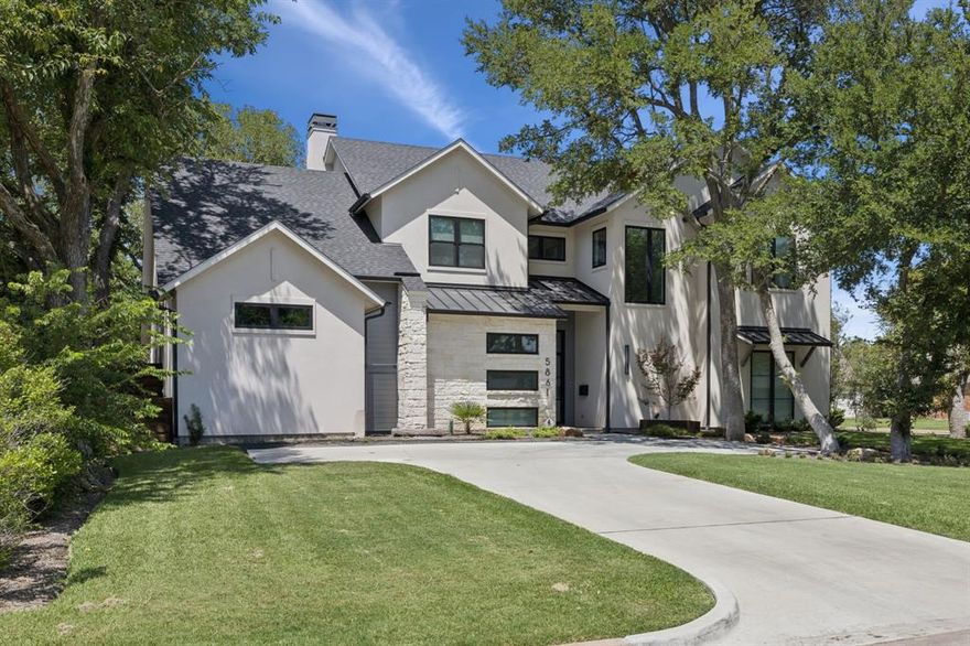 Do not miss this opportunity to own an exclusive Desco Custom Home that shows like brand new in the exclusive North Dallas Melshire Estates inside the Preston Hollow vicinity. Step inside this immaculate 6500 sq ft estate on a half acre corner lot with a four car garage plus 5 bedrooms, 6 full baths, 1 half bath plus a huge bonus room that could be a 6th bedroom!  Entertain in the incredible chef's kitchen with an oversized island, high end stainless appliances, plus a sophisticated, private catering kitchen! Excellent resale value with the downstairs primary suite with a 350 sq ft stunning closet plus a downstairs guest suite, a private executive study, a media room and wet bar.  Upstairs you will find the other 3 bedrooms each with their own private bathroom and fabulous playroom which could be another living space plus the huge bonus room that could be an oversized 6th bedroom! This home has tons of storage and walk-in attic spaces! And yes, for the car enthusiast, 5861 Meletio feautures the best of the best garage from the floor treatment to the top of the immaculate 4 car garage at its own 1,263 sq ft alone!  The almost brand new pool awaits with waterfalls, HUGE backyard space, as well, plus two covered patios: one for living (23 x 16) with a wood burning fireplace, and the other for grilling (11 x 14) with Coyote grill.  Ready to entertain a crowd or simply enjoy your own private luxury retreat!