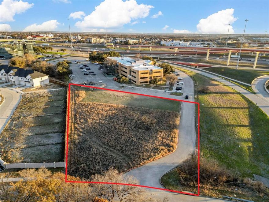 Prime Commercial Land in the Heart of Irving, Texas – Exceptional Location Near DFW International Airport

Discover a rare opportunity to own a strategically positioned commercial parcel in one of the most dynamic markets in North Texas. Located just minutes from DFW International Airport, Highway 183, and Highway 161 (President George Bush Turnpike), this property offers unparalleled connectivity to the entire Dallas–Fort Worth metroplex and beyond.

With high-traffic road frontage, the site ensures maximum visibility and easy accessibility—ideal for businesses seeking exposure and growth. The property is zoned for commercial use and is perfectly suited for a wide range of development possibilities, including:

Retail Centers

Office Buildings

Hospitality Projects

Mixed-Use Developments

Positioned near the Las Colinas Business District, this site benefits from proximity to major employers, corporate campuses, retail destinations, and well-established residential neighborhoods. This creates a built-in customer base and steady demand for quality commercial spaces.

Essential utilities are available onsite, including water, sewer, and electricity, helping to streamline the development process and reduce upfront costs. The flat, usable terrain further enhances buildability and project flexibility.

Highlights:

Prime commercial zoning with versatile development options

Minutes from DFW Airport, Hwy 183, Hwy 161, and I-635

Strong demographics and traffic counts in a high-growth market

Surrounded by retail, dining, residential communities, and major employers

Utilities (water, sewer, electricity) available on site

Irving continues to be one of the fastest-growing cities in Texas, driven by business expansion, population growth, and strong demand for new commercial developments. This site represents an outstanding opportunity for investors, developers, and visionaries ready to capitalize on a premier location.
