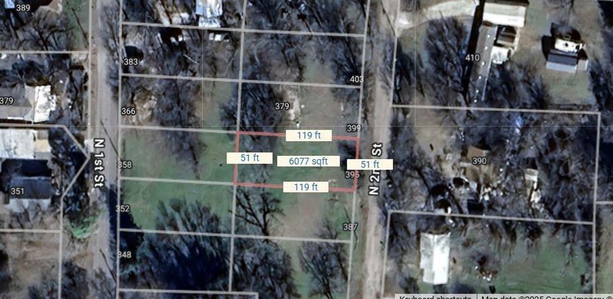 Located on a quiet section of 2nd Street, the property is close to schools and local parks.. With utilities available and easy road access, this lot is a blank canvas ready for your vision.