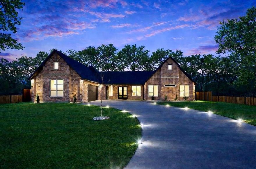 Welcome to your dream home with stunning views of Cedar Creek Lake! This beautifully designed modern residence combines quality craftsmanship with comfort and functionality. Boasting 3 spacious bedrooms, 2.5 bathrooms, and a dedicated office, this home offers an ideal layout for both relaxation and productivity.

Step into a bright, open-concept living space filled with natural light, highlighting the expansive kitchen with premium finishes—perfect for entertaining or family gatherings. The seamless blend of indoor and outdoor living continues with thoughtful exterior features, including durable gutters, an irrigation sprinkler system, and a large garage for all your storage needs.

Whether you're soaking in the lake views or enjoying the peaceful charm of the neighborhood, this home is a perfect balance of style, convenience, and tranquility.