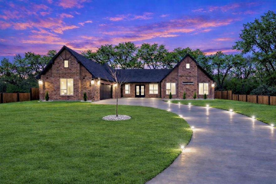 Welcome to your dream home with stunning views of Cedar Creek Lake! This beautifully designed modern residence combines quality craftsmanship with comfort and functionality. Boasting 3 spacious bedrooms, 2.5 bathrooms, and a dedicated office, this home offers an ideal layout for both relaxation and productivity.

Step into a bright, open-concept living space filled with natural light, highlighting the expansive kitchen with premium finishes—perfect for entertaining or family gatherings. The seamless blend of indoor and outdoor living continues with thoughtful exterior features, including durable gutters, an irrigation sprinkler system, and a large garage for all your storage needs.

Whether you're soaking in the lake views or enjoying the peaceful charm of the neighborhood, this home is a perfect balance of style, convenience, and tranquility.