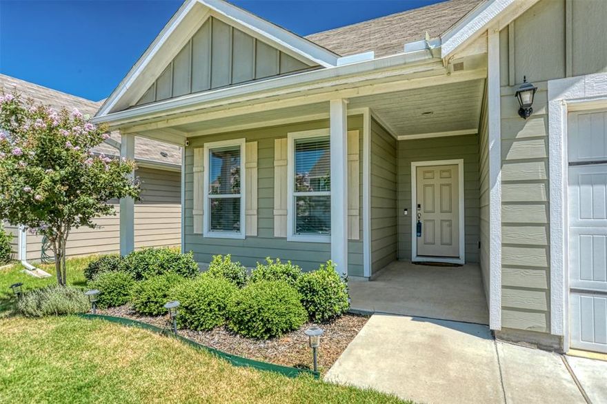 Seller is Offering 5000 towards closing cost. Welcome to 9025 Huxley Dr in Providence Village, Texas—a home that invites you to slow down, breathe deep, and enjoy every part of your day.
From the moment you arrive, you’ll notice the charm. The welcoming front porch, crisp white fence, and beautiful curb appeal set the tone for what’s inside. Built in 2021, this 3-bedroom, 2-bath home offers an ideal blend of comfort and style.
Step inside and feel the warmth of the wood-look floors and open layout that makes every room flow effortlessly. The heart of the home is the kitchen, where a large granite island, white cabinets, black hardware, and stainless steel appliances create the perfect space for casual breakfasts, holiday dinners, or conversations that last long after the plates are cleared.
Out back, the covered patio is perfect for morning coffee, evening chats, or simply enjoying a quiet Texas breeze. Whether you're entertaining friends or enjoying a peaceful night in, this home gives you space to create the lifestyle you’ve been dreaming of.
Located in the master-planned community of Providence Village, you're surrounded by parks, trails, and neighbors who quickly feel like family.
Inventory may be up, but homes that feel like this are rare. This is your moment to take action before someone else calls it home.
Call today to schedule your private showing. Let’s make this home yours.