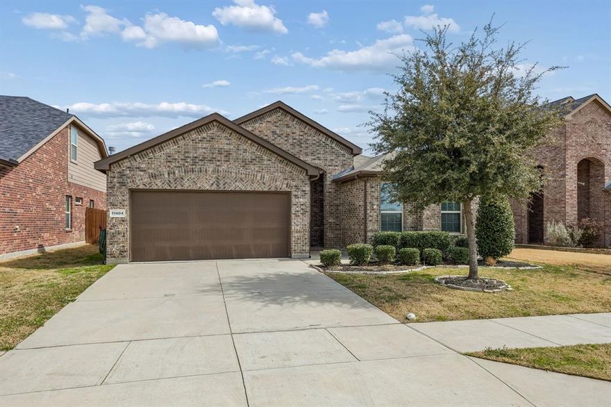 Welcome home to this inviting 4-bedroom, 2-bath single-story in the Dorado Ranch community of Haslet. Thoughtfully designed for easy, everyday living, this home offers an open layout that feels welcoming the moment you walk in—perfect for hosting friends, cozy nights in, or simply spreading out. The kitchen opens to the main living area with generous counter space and storage, making it ideal for both weeknight meals and weekend gatherings. The private primary suite provides a comfortable retreat, while three additional bedrooms offer flexibility for guests, a home office, or growing needs. Step outside to a fully fenced backyard ready for play, pets, or relaxing evenings. Dorado Ranch features walking trails, green space, clubhouse, playground and a community pool, creating a neighborhood feel that’s easy to love. Conveniently located near schools within Northwest ISD, shopping, and major highways, this home is a fantastic opportunity for first-time buyers ready to put down roots.
