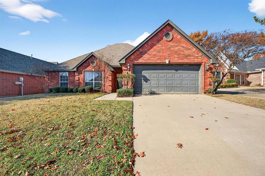3-bedroom, 2-bath home tucked away on a quiet neighborhood with cul-de-sac. The inviting living area features warm wood floors and a striking fireplace with designer tile surround and gas logs—perfect for cozy evenings. The spacious primary suite offers a private retreat with an en suite bath, dual sinks, granite countertops, and generous his-and-Her walk-in closets. Enjoy outdoor living on the covered back patio overlooking a fenced backyard, ideal for relaxing or entertaining. Conveniently located near Highway 75 with easy access to shopping, dining, and everyday amenities. This home combines comfort, style, and location—don’t miss it!  Weather related damage impacted a portion of the privacy fence.  Seller will replace the affected section prior to closing, or provide a credit at closing, at sellers discretion.