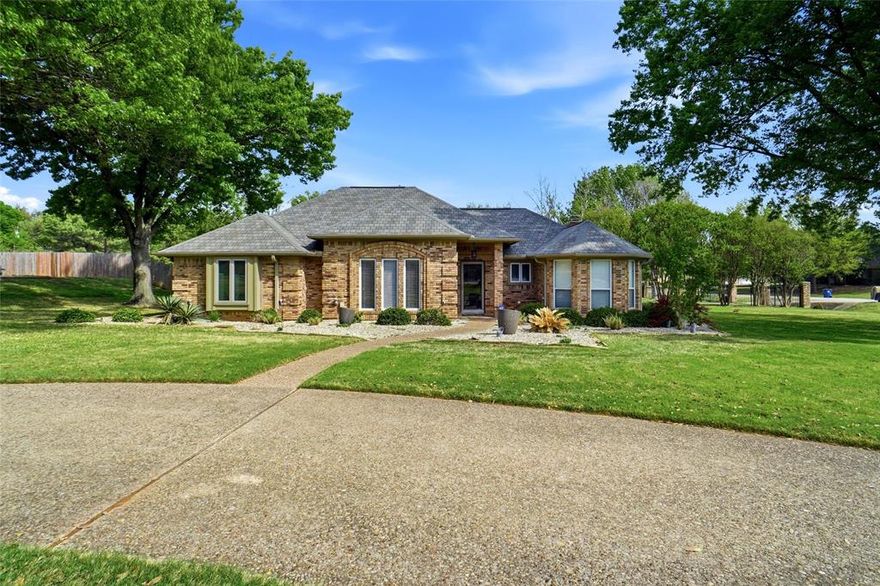 Single-story living in the heart of Southlake!  This beautifully updated three-bedroom home sits on a corner acre lot.  Offering the perfect blend of comfort, space, and opportunity. Two over sized living spaces, a gorgeous primary suite and endless possibilities.  Enjoy the stunning pool and expansive outdoor living area, designed for relaxing or entertaining. The dual driveway provides added convenience and flexibility to fully utilize this size of property.  Located within highly sought-after, top-rated Carroll ISD and just minutes from fine dining and premier shopping, with easy access to Dallas Fort Worth International Airport.  Experience easy living in Southlake, all within a peaceful and serene neighborhood. Whether you choose to enjoy the home as it is or build your custom dream estate on this incredible homesite, the possibilities are truly endless.