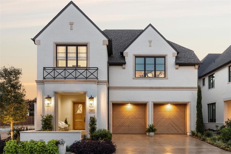 Exquisite custom built home is located in the sought-after - The Lawn at Glen Abbey. One of a kind property built by Bob Thompson in 2024 showcases timeless quality & craftsmanship. Designer lighting, Annie Selke tile & wallpaper throughout! Chef's ktchn features 2 dishwashers, a built-in mixer lift, a glass rinser & a scullery. This home has been thoughtfully designed & features a safe room & a full house generator. Kitchen is open to the dining & living rm that is filled with natural light. The living rm has high ceilings with wood beam detail & glass sliders that open to Veranda with pool views & an electric insect screens plus a surround sound system. Upstairs is a home gym - steam shower & built-n water fountain. Backyard is a private sanctuary with a heated pool & custom putting green. 3-car garage. An unparalleled dream home showcasing casual elegance, perfectly blending sophisticated design with comfortable living in a 24-hr lock & leave, gated-guarded community.