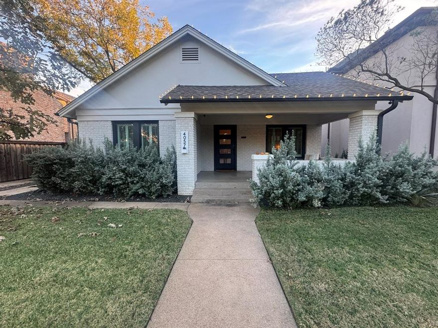 This early 20 century remodeled home is located just west of downtown Fort Worth just 1 block from River Crest Golf Club. Nestled in a quit neighborhood with mature trees this classic home includes the original resurfaced wood flowering throughout the entire home. Large living room with fireplace opens up into the dining and kitchen area. The recent remodeled gourmet kitchen has been updated with countertops, modern backsplash and appliances. Primary bedroom has been remodeled to include a large walk in closet and extended primary bathroom. The primary bathroom has been updated with new redesign shower and new countertops. 
Driveway extends into the backyard to provide secure parking with Tesla charging station. The spacious, landscaped backyard includes a covered patio with mature trees providing plenty of shade. This is a MUST SEE. Landscaping and routine HVAC maintenance is included in the rent.