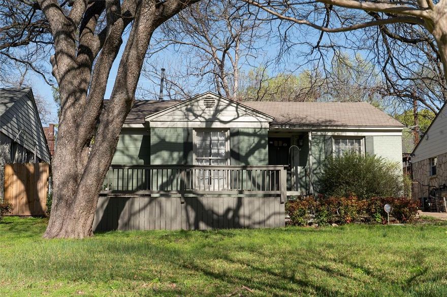 Unlock the potential of this promising property, perfect for investors, renovators, or buyers looking to add value. This home offers a fantastic opportunity to build equity with strong upside through updates, rental income, or resale. Situated in the desirable Hollywood Santa Monica area of East Dallas, this property is zoned for highly coveted Lakewood Elementary.  The home is also in the non-conforming section of Conservation District, so the rennovation and investment potential is unlimited.  The laundry room provides the perfect opportunity to become a second bath.  With views of the city greenbelt park and Tennison Golf Course, this home is also conveniently located near White Rock Lake and nearby Lakewood shopping.  With a bit of vision and renovation, this home can be transformed into a highly desirable residence or income-producing asset.