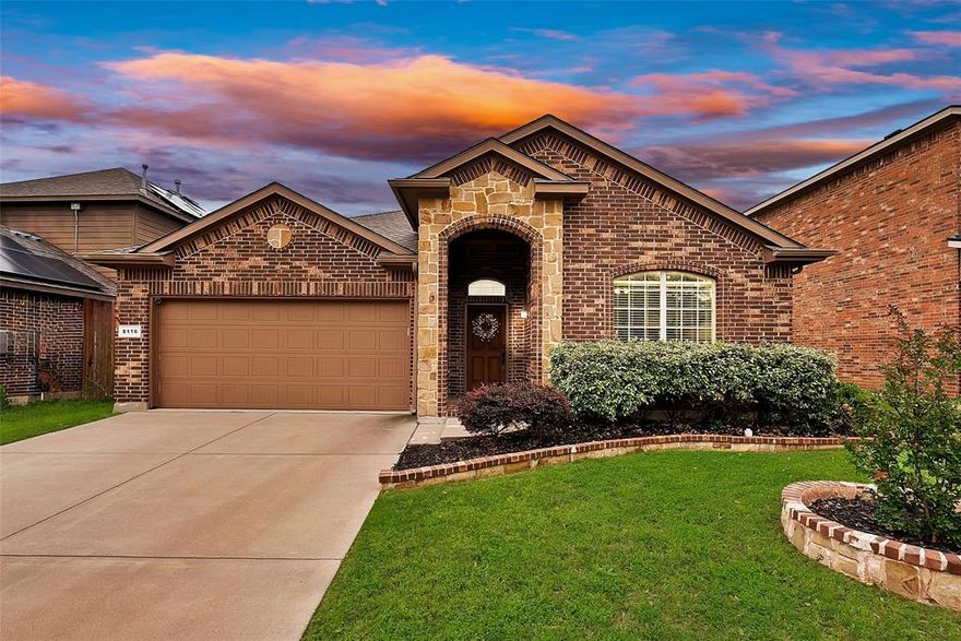 Great location and an easy walk to the elementary and middle school, make this home as convenient as it is inviting! in the desirable Bar C Ranch community, this beautifully maintained residence welcomes you with an open, airy floor plan designed for both everyday comfort and memorable gatherings. At the heart of the home, the kitchen shines with granite countertops, a gas range, and a spacious breakfast bar that seamlessly connects to the cozy nook and living area, perfect for morning coffee or hosting friends and family! The primary suite is a true retreat, offering generous space to unwind, along with a spa-like bath featuring a relaxing garden tub, separate shower, dual vanities, and a large walk-in closet. A thoughtful split floor plan provides privacy, with three bedrooms, two full baths, and a flex-room, with built-ins, that can easily adapt to a second living area, game room, office, and more! Bar C Ranch offers a vibrant community atmosphere with amenities that enhance everyday living! Enjoy sunny days by the pool with cabanas, scenic walking trails, playgrounds, a clubhouse, and the convenience of on-site elementary and middle schools. With quick access to major highways, plus a variety of nearby shopping and dining options, this home combines comfort, connection, and convenience in one exceptional package! Don’t miss your chance to experience the lifestyle you’ve been looking for!