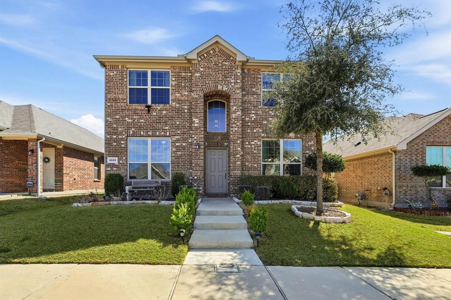 Better than New! Meticulously Maintained 4 Bedroom, 3 Bathroom Two Story Home in Primrose Crossing. Luxury Vinyl Plank Flooring throughout Majority of the Downstairs. Walk into this Open Floor Plan Perfect for Entertaining: Spacious Dining overlooking Family Room with Vaulted Ceilings and Kitchen with Granite, Shaker Style Cabinets, Breakfast Bar and Breakfast Nook. Private Primary Bedroom and Bathroom down with Dual Sinks, Separate Tub and Shower. Split Bedrooms with a Guest Bedroom and Full Bathroom Downstairs. Two Additional Guest Bedrooms PLUS a Game Room Upstairs. Covered Patio ideal for Grilling! Enjoy the Community Pool, Playground and Dog Park! Short 13 Min drive to Downtown Fort Worth! Close to Shopping and Dining at the Chisholm Trail Shops!