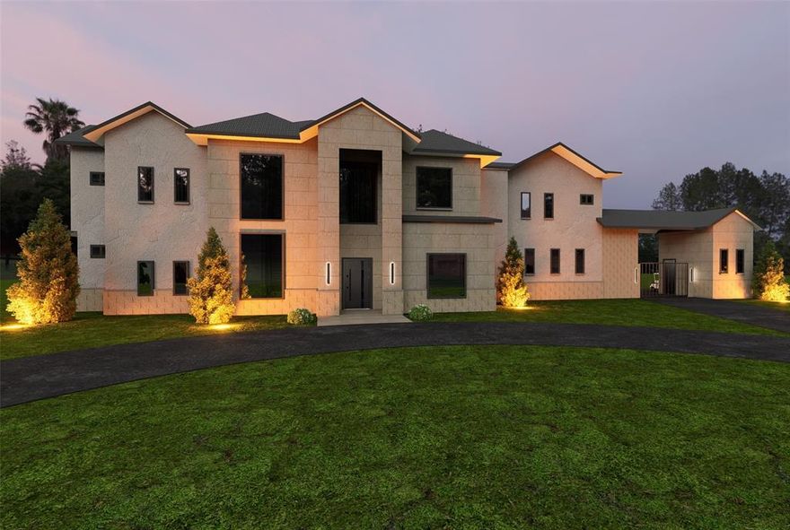 Scheduled for completion in Summer 2026, this Stunning new construction by JBM Custom Homes is located in the highly coveted Ridge Lakes subdivision just minutes from the Heath Golf & Yacht Club. This exceptional two story new construction estate delivers true resort style living. Scheduled for completion in Summer 2026, the home offers approximately 5,500 square feet designed for both comfort & entertaining. A four car garage plus a dedicated one car golf cart garage sets the tone on arrival. Inside, the living room stuns with soaring 30 foot tray ceilings & a dramatic stone gas fireplace. The open concept kitchen anchors the home with a striking 12 foot island, white oak cabinetry, and white oak hardwood floors throughout. An eat in dining area and a formal dining room with built in cabinetry and a wine rack create seamless hosting spaces. The first floor primary suite is a private retreat featuring a fireplace, spa like bath with double vanities, freestanding tub, walk in shower, private water closet, and a large walk in closet with island. A second main level bedroom with an ensuite bath is ideal for guests or an in law suite. Upstairs, a catwalk overlooks the living room and leads to three additional ensuite bedrooms, a media room, and an in home fitness center with a custom cedar sauna and powder bath. The fitness area and fifth bedroom open to a large balcony overlooking the backyard, with exterior stairs providing easy access to outdoor living. The outdoor experience includes a resort style pool, half basketball court, massive covered patio with outdoor kitchen, and a private covered patio off the primary suite. Built with 2x6 construction, spray foam insulation, soundproofing between floors, advanced AV wiring, Delta plumbing fixtures, and individual shutoff valves at each fixture, this home blends luxury, performance, and thoughtful design in one of the area’s most desirable communities.