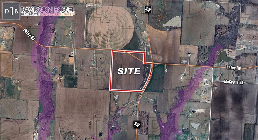 This +-102.496 acre property is located along F.M. 901 and Batey Rd. in unincorporated Grayson County. The property allows for easy access to US 377, SH 289 (Preston Rd), and US 75. Utilities include water and electricity.