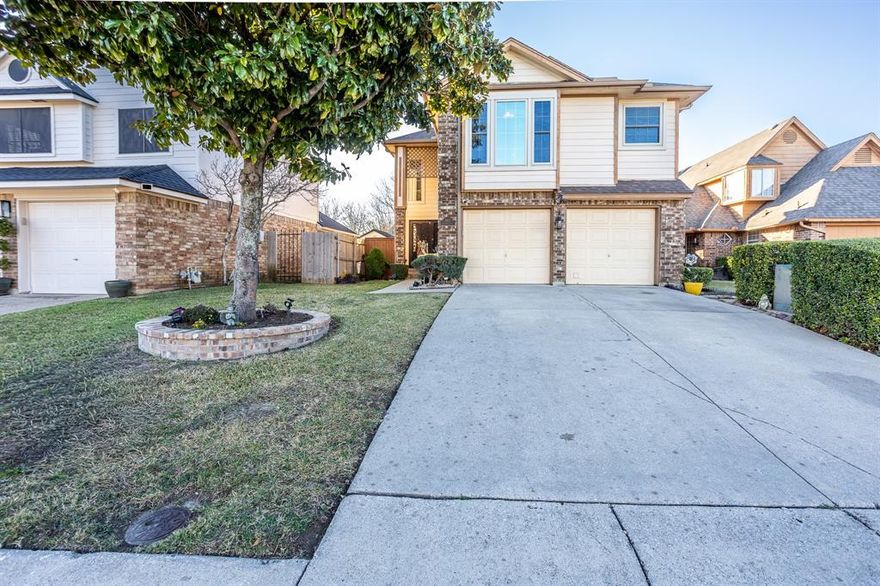 **MOTIVATED SELLER — BRING YOUR OFFER!** Welcome to this beautifully maintained home where every detail has been thoughtfully designed. The kitchen features abundant cabinetry and stunning countertops, while the bathrooms showcase modern, stylish finishes that give the home a fresh and updated feel. The open-concept layout seamlessly connects the kitchen, dining, and living areas, creating an ideal space for everyday living and entertaining. Tucked away on a quiet cul-de-sac, the oversized backyard offers plenty of room for gatherings, play, or outdoor relaxation. Upstairs, the spacious primary suite serves as a private retreat with sliding glass closet doors and an en-suite bath featuring a separate shower and large vanity. Additional generously sized bedrooms and a full bathroom provide comfort and flexibility for family or guests. This inviting home is ready for you to move in and make it your own. Half the garage has been converted to storage area but is easily converted back.