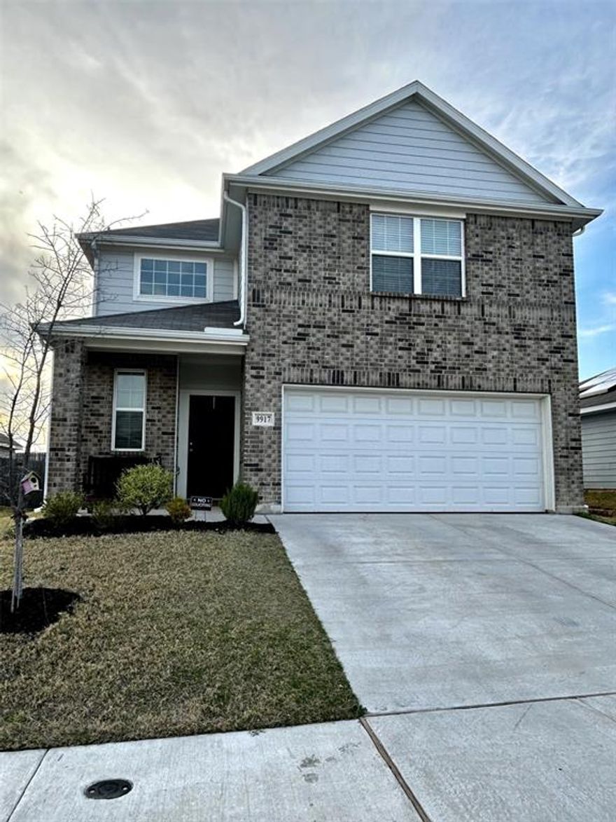 DISCOVER EXCEPTIONAL VALUE in The Retreat at Fossil Creek with this gently lived-in Wisteria floor plan—offering the LOOK AND FEEL OF NEW construction at a PRICE WELL BELOW current builder listings. This lightly lived-in spacious two-story home welcomes you with SOARING CEILINGS in the foyer and a thoughtful layout featuring 4 BEDROOMS, 2.5 BATHS, BONUS ROOM, and a 2-CAR GARAGE.
The main level is designed for comfortable living and easy entertaining, with an OPEN-CONCEPT KITCHEN AND LIVING AREA. The kitchen includes 42-inch cabinetry, granite countertops, stainless-steel appliances, and a peninsula that adds extra seating and prep space. Privacy blinds and durable vinyl plank flooring throughout the common areas are already installed—saving buyers both time and expense.
The first-floor OWNER'S SUITE provides a peaceful retreat with a charming bay window, a separate tub and shower, and a generous walk-in closet. Upstairs, the BONUS ROOM and THREE SECONDARY BEDROOMS offer flexible space for work, play, or guests.
Why wait for new construction or pay builder pricing when you can enjoy a nearly new home with upgrades already in place? This is a rare opportunity to secure modern style, quality finishes, and outstanding value in one of Fort Worth’s newest and most desirable communities.  This is a LIMITED OPPORTUNITY so be sure to SCHEDULE A SHOWING TODAY!!!