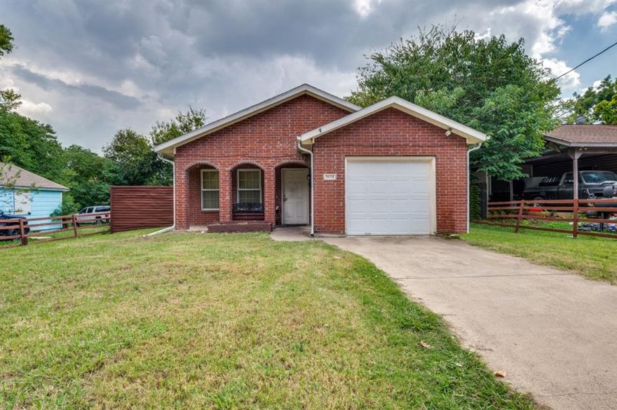 MOTIVATED SELLER!! Welcome to the heart of Oak Cliff! This charming home is full of character and potential, offering the perfect blend of space, comfort, and location. Step inside to discover an inviting **open-concept floorplan** designed for easy living and entertaining, creating a warm and welcoming atmosphere that’s just waiting for your personal touch. The spacious backyard is ideal for outdoor gatherings, summer barbecues, or simply enjoying the Texas evenings under the stars. Whether you’re a first-time buyer, an investor, or someone looking to put a little love into their next home, this property is brimming with opportunity. Best of all, you’re just minutes from the vibrant culture, dining, and excitement of downtown Dallas, while still enjoying the unique charm and community feel that Oak Cliff is known for. Thrown in a little TLC, with the right vision, and this home becomes a true gem in a lovely neighborhood.

Don’t miss your chance to make this Oak Cliff beauty your own—schedule a showing today!