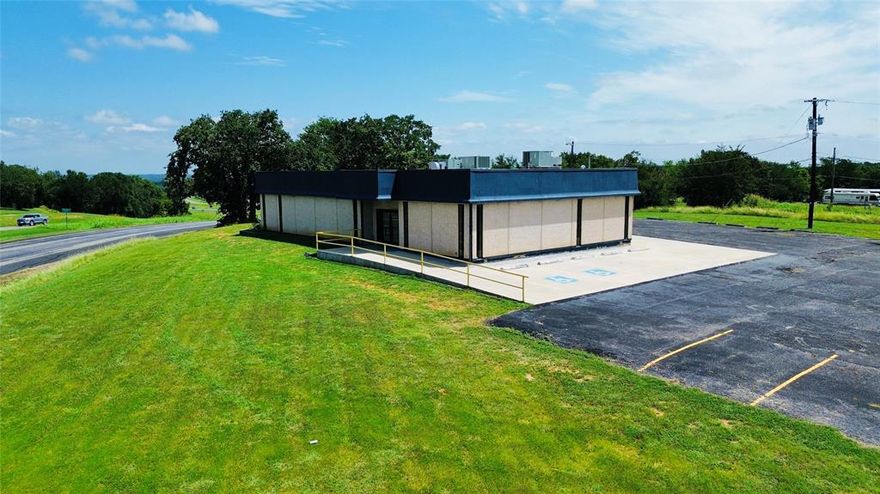 Introducing an exceptional investment opportunity in the heart of Denison, Texas. This 3,656 SF building, originally constructed in 1980 and thoughtfully renovated in 2020, is primed for commercial success. Zoned for maximum flexibility with the Commercial Austin Ave Overlay, this property accommodates various permitted and conditional uses, making it an attractive prospect for medical or office facilities and more. Offering high visibility and road frontage, along with additional land for potential expansion, this property is strategically positioned for a 20-minute drive to major employment sites. With boundless potential and an ideal location, this property is a compelling choice for office, medical, daycare, church, or emergency care clinic ventures.
**Highlights include**
1.  Hwy 69 frontage offers high traffic exposure with 575 LF of visible frontage road.
2.  Large 2.74 acre lot makes the property ideal for both owner-users and developers seeking upside.
3.  Recently renovated in 2020 for medical or office use.
4.  Ideal for daycare, church, or emergency care clinic.
5.  Zoning allows for several permitted and conditional uses.

Lease is a Triple Net lease (NNN, Base + Expenses).  2024 NNN annual estimates for taxes, insurance, area maintenance is $6.09 per sqft

For a private tour, please contact the listing commercial specialist. The property is also available for purchase. Inquire with the commercial specialist for details.