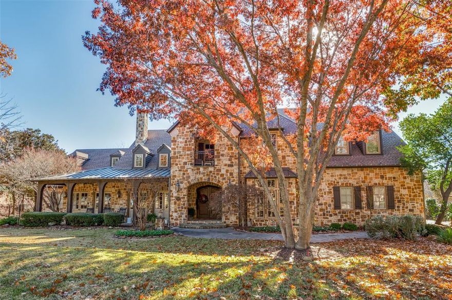 Experience unparalleled luxury in this SPECTACULAR custom home nestled on 1.07 acres in exclusive Starwood!  This must-see property captivates with wood flooring, dramatic travertine stone, and ceiling adorned wood beams. The recently renovated gourmet kitchen is a chef's dream, featuring an oversized island paired with high-end luxury appliances-perfect for both casual dining and grand entertaining. The stunning primary suite offers a private oasis of comfort and sophistication with a newly renovated bathroom, a large walk-in closet, and a dedicated workout area.  Upstairs discover a media room, a game room, an office area along with three spacious bedrooms, each with en-suite bathrooms. There's also a generous walk-in attic space accessible through a hidden door behind a bookcase, perfect for easy storage!  Outside, indulge in resort-style living with a large covered patio ideal for outdoor living and entertaining. The dazzling negative edge pool seamlessly blends into the heavily wooded greenbelt that ensure utmost privacy and tranquility.  The estate is equipped with a Sonos sound system to enhance the ambiance both inside and out.