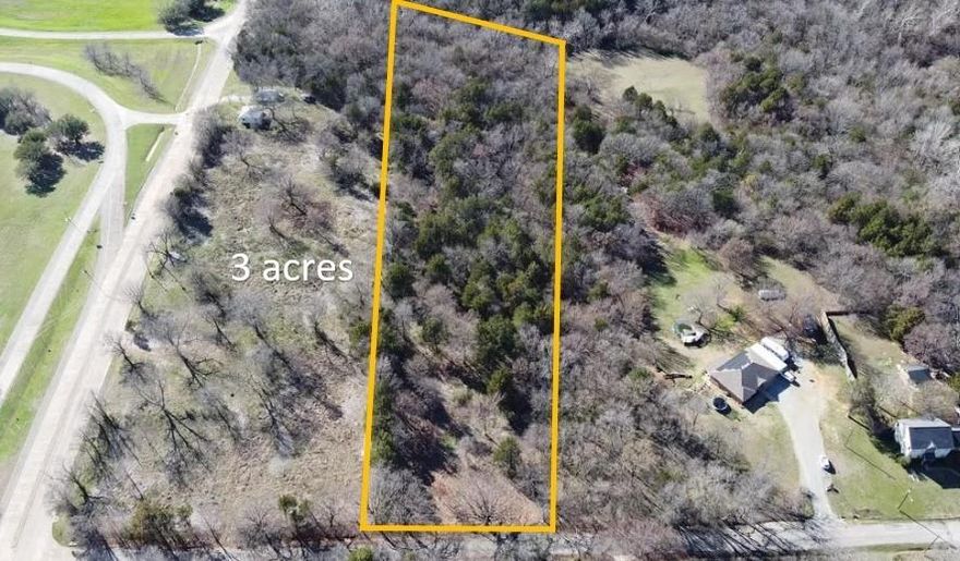 This 3-acre wooded property offers a rare opportunity to build the home you’ve always dreamed of, combining the beauty of nature with the convenience of nearby amenities. Located on the southwest side of Denison TX, this property boasts a perfect balance of flat, buildable land, mature trees, and scenic natural features, providing the ideal setting for your next home.
Location: Situated on the southwest side of Denison, this property offers easy access to Highway 75, ensuring a smooth commute to nearby cities and attractions.
City Access: While you can enjoy the peaceful seclusion of this wooded lot, Dallas is only about 1.5 hours south, making it easy to take advantage of all the cultural, dining, and shopping opportunities the city offers.
Lake Texoma Proximity: The property is just a little over 10 minutes from Lake Texoma, a popular destination for outdoor enthusiasts. 

Topography: The land features gently sloping terrain beneath a canopy of mature trees, offering privacy and shade. The lot is rectangular in shape, wide at the front and extending deep to the west.
Fenced Perimeter: The south side of the property is already fenced, providing added security and defining your land boundaries.
Creek & Spring: The property backs into a spring-fed creek on the western side adding to the peaceful, natural ambiance of the land. This feature provides an excellent setting for landscaping, outdoor seating areas, or a personal garden sanctuary.
Utilities:
Spring-Fed Creek: The creek adds to the natural beauty of the property, offering a picturesque backdrop for your backyard and potential landscaping features.
Prime Location: With quick access to Highway 75, you’ll enjoy both the peace of rural living and the convenience of being close to major roads and recreational activities

Seller Carry Available: We offer Seller Carry with flexible terms. Contact us to discuss if our financing options are a good fit for you.
