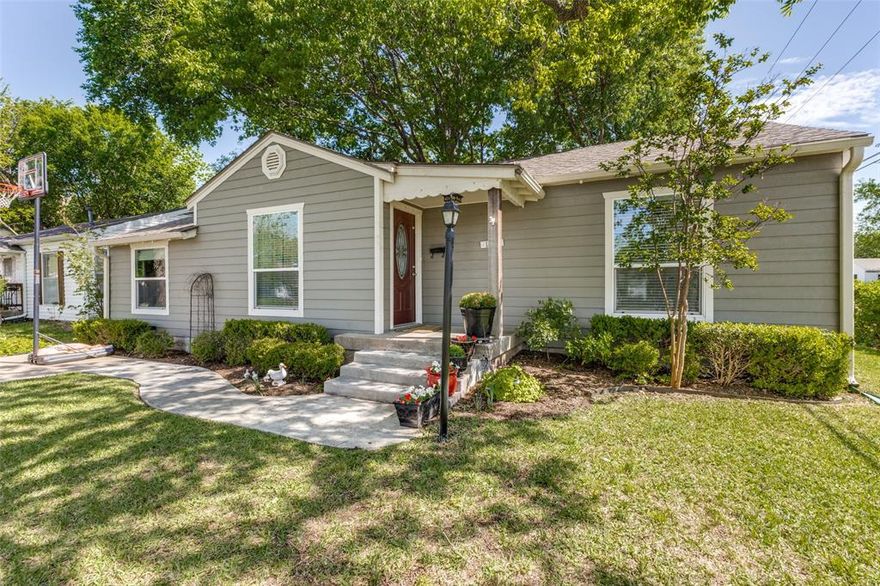 Rare East Dallas find! This stunning corner-lot home was fully reimagined in 2016, offering the perfect blend of modern efficiency and classic charm. This beautiful, open concept home provides total peace of mind with all major systems updated in 2016, including the roof, HVAC, electrical, windows, and Plumbing. The kitchen includes updated granite with an eat- in feature and a generous dining space. Majority of hardwoods throughout the home are original. Featuring a spacious outdoor patio, perfect for hosting, and a versatile additional workshop or storage space for your hobbies in the lush, shaded yard with well maintained trees. Located minutes from White Rock Lake and the shops at Casa Linda Plaza, this move-in-ready gem is the ultimate East Dallas retreat. Don’t miss the chance to own a fully updated home in the heart of 75218!